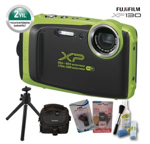 Fujifilm Finepix Xp130 Su Altı Fotoğraf Makinesi (Yeşil)