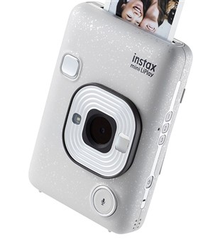 Fujifilm instax mini LiPlay Hybrid Stone White Fotoğraf Makinesi